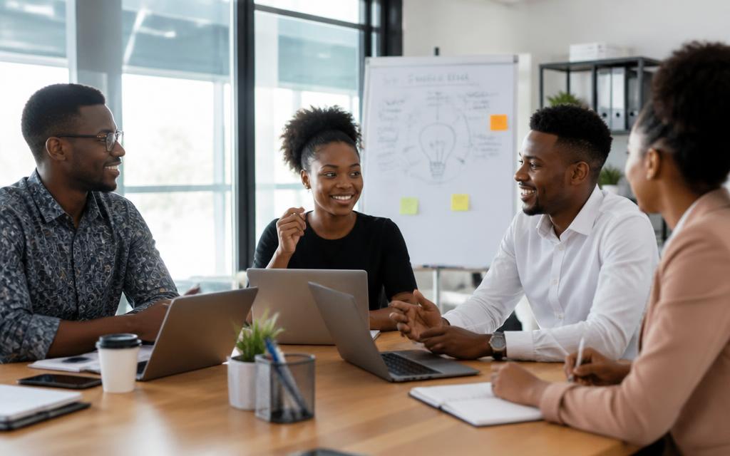 Atelier des Affaires : réunion d’équipe professionnelle