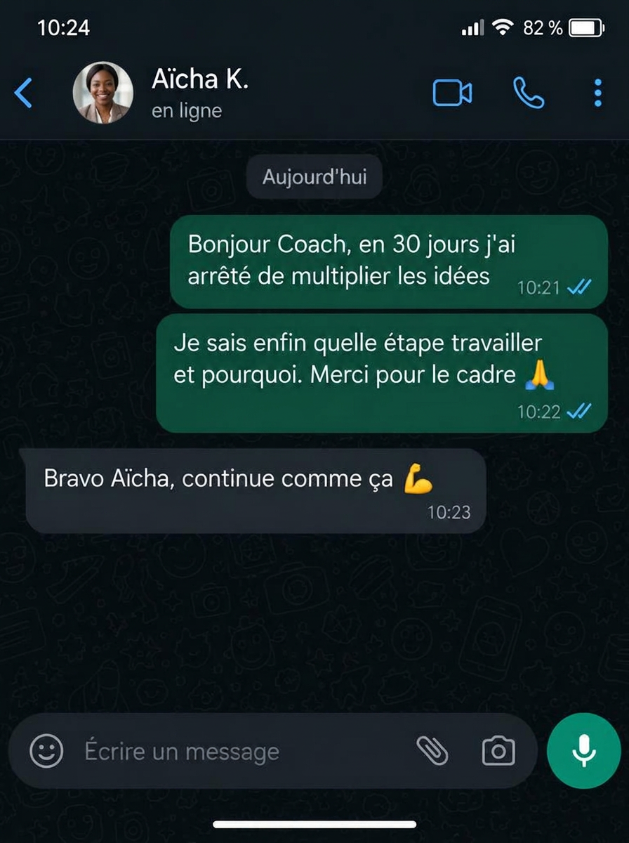 Capture du témoignage de Aïcha K.