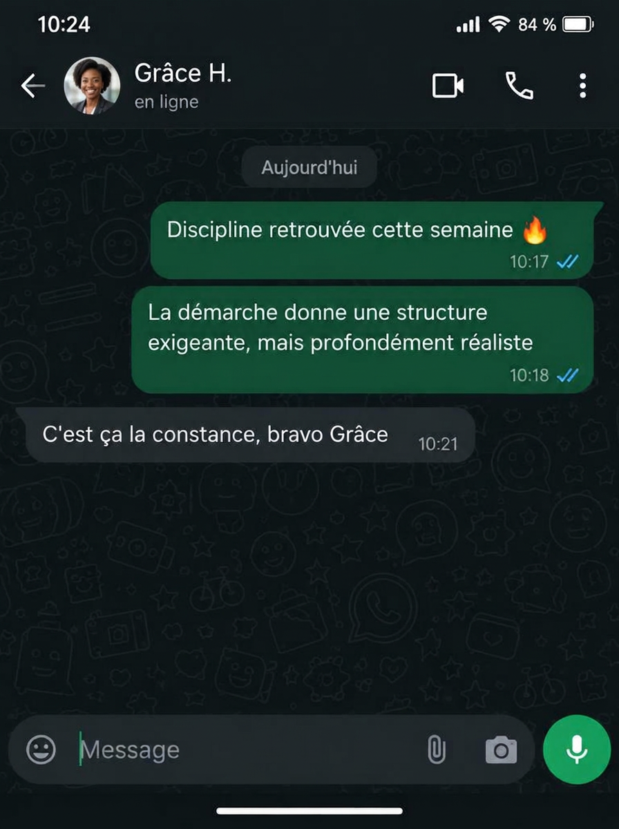 Capture du témoignage de Grâce H.